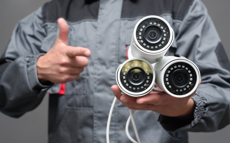 Kết nối nguồn cho camera