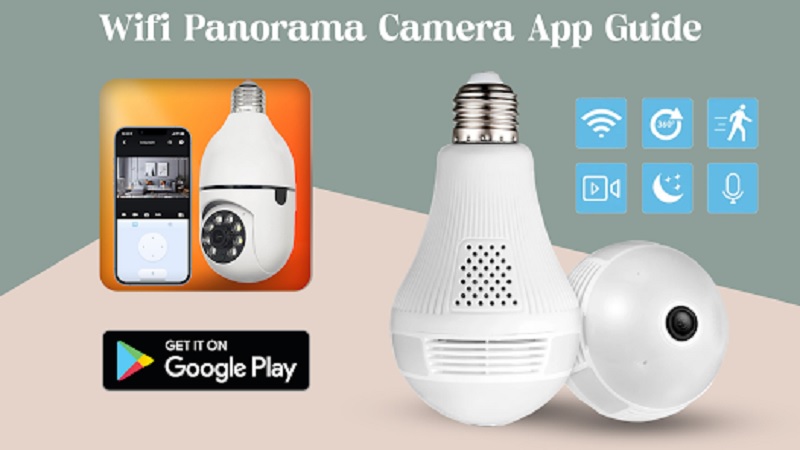 cách cài đặt camera bóng đèn Panorama trên điện thoại