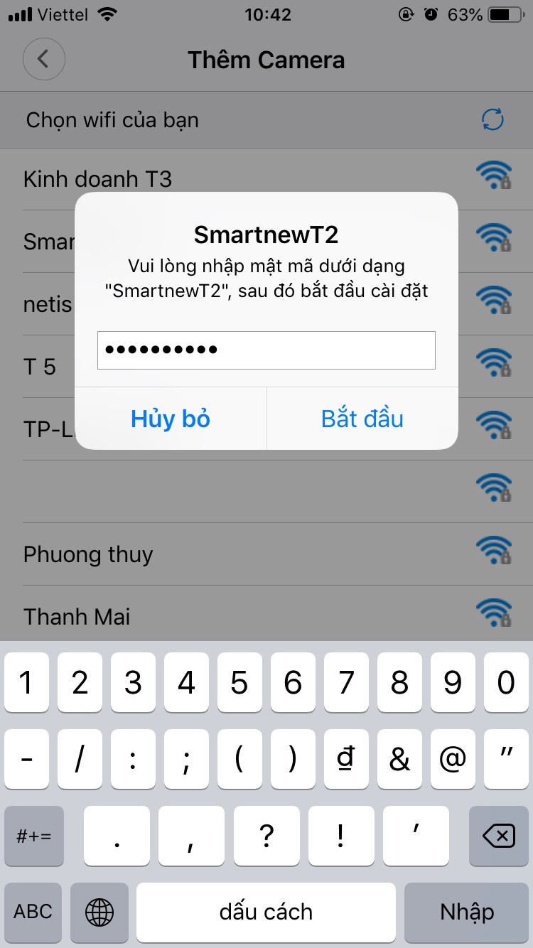 kết nối điện thoại với mạng WiFi đang sử dụng hàng ngày