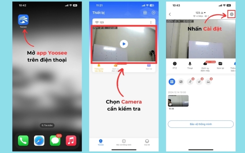 Mở ứng dụng Yoosee
