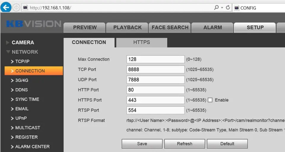 Mở port trên modem cho đầu ghi hình