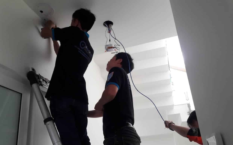 Một số kỹ thuật đi dây camera quan sát âm tường phổ biến