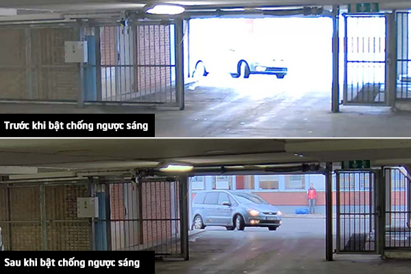 vai trò của việc chỉnh chống ngược sáng camera Hikvision