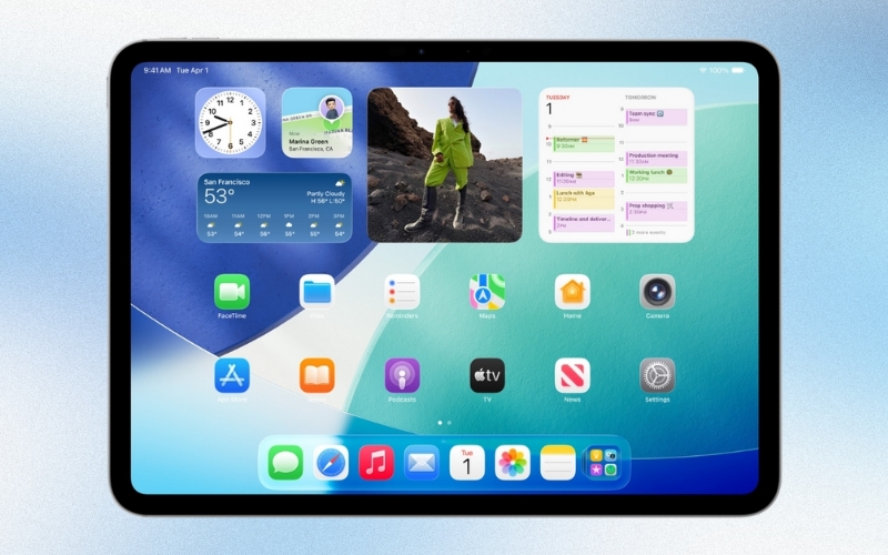 Liquid Glass trên hệ điều hành iPadOS 26