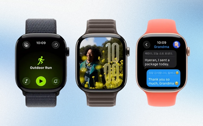 Liquid Glass trên hệ điều hành watchOS 26