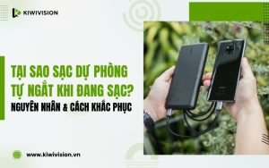 tại sao sạc dự phòng tự ngắt