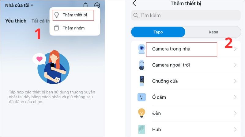 Thêm thiết bị camera vào hệ thống