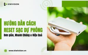 cách reset sạc dự phòng