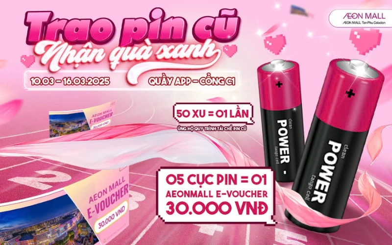 Đem tới các điểm thu đổi thiết bị cũ nhận quà tặng