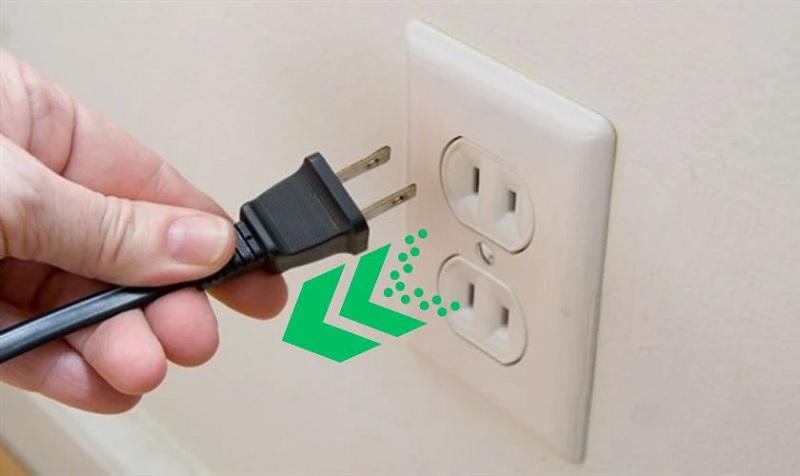 Tắt nguồn và ngắt toàn bộ điện