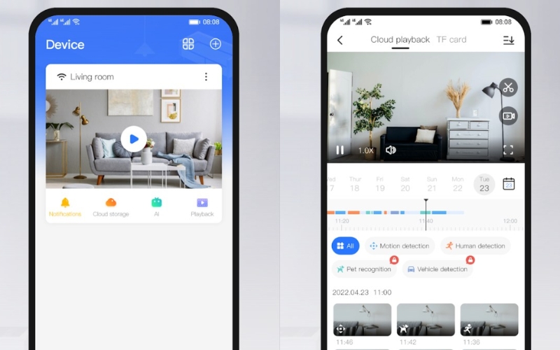 cách lấy video từ camera Yoosee về điện thoại bằng cách quay màn hình