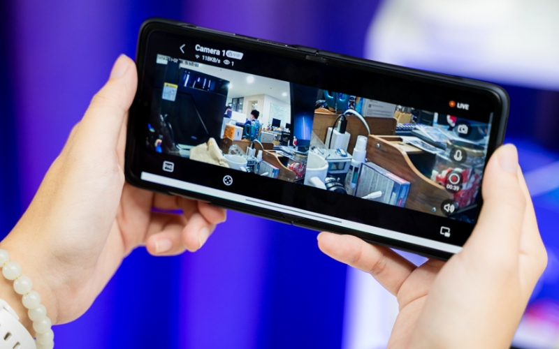 cách lưu video khi camera Yoosee đang phát trực tiếp