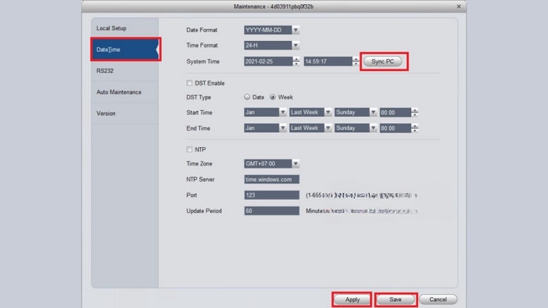 Nhấn vào mục Date & Time và chỉnh sửa thời gian