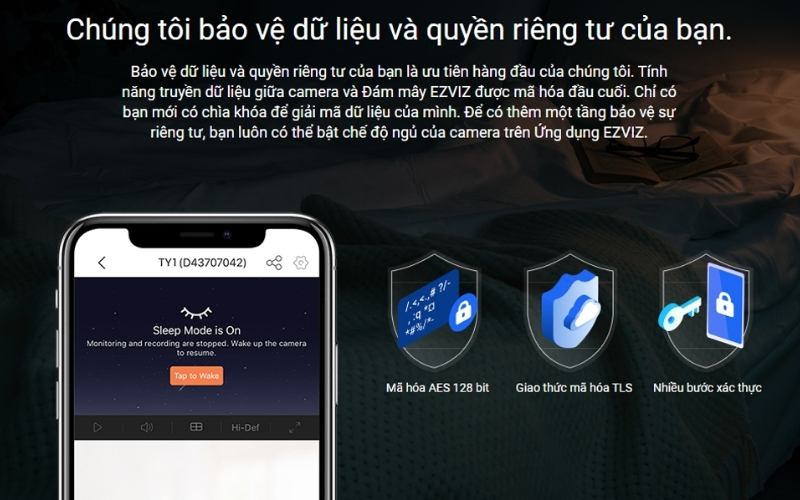 Lợi ích khi sử dụng chế độ Sleep Mode trên camera Ezviz