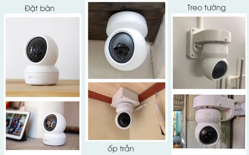 Thay đổi vị trí lắp đặt camera Ezviz để tối ưu chất lượng hình ảnh