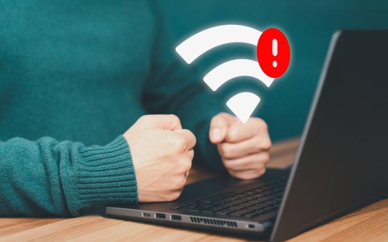 Mạng WiFi bị chập chờn hoặc mất kết nối