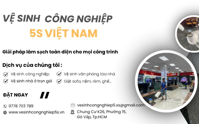 Vệ sinh công nghiệp 5S