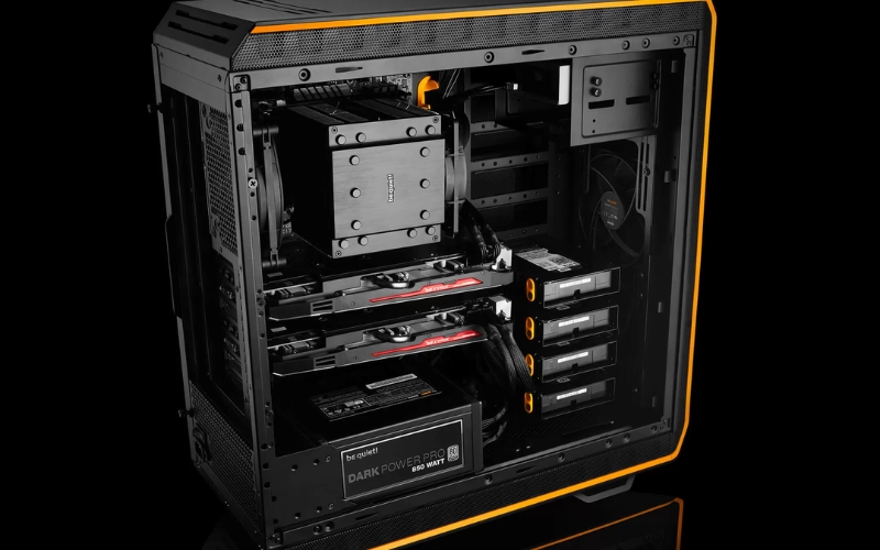 Bước 3: Dọn gọn linh kiện để luồng gió không bị cản trở