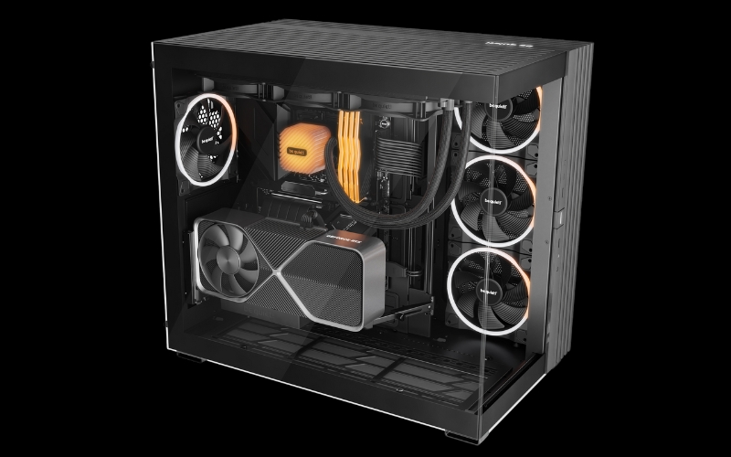 Bước 4: Gắn quạt vào vị trí đã định trước trong case