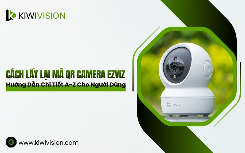 lấy lại mã QR camera Ezviz