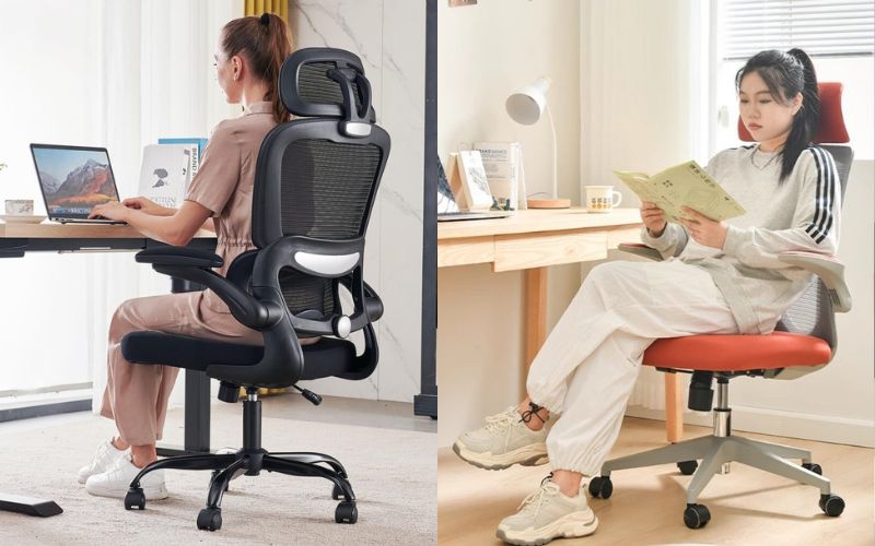 chọn ghế ngồi máy tính phù hợp với cơ thể