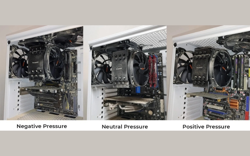 Nguyên tắc cân bằng áp suất không khí trong case PC