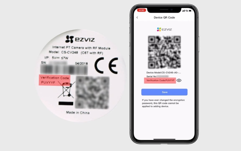 Những lưu ý quan trọng khi sử dụng và quản lý mã QR camera Ezviz