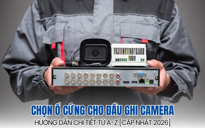 cách chọn ổ cứng cho đầu ghi camera