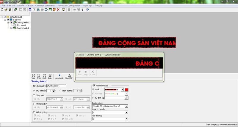 Phần mềm LEDShowTW