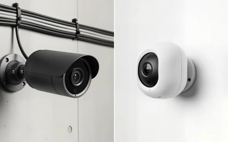 Nên lắp camera có dây hay camera wifi