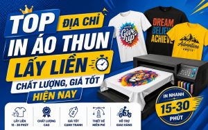địa chỉ in áo thun lấy liền